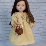 Платье для кукол Паола Рейна 32-34 см