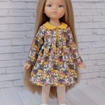 Платье, чулочки для кукол Паола Рейна 32-34 см