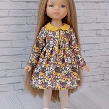 Платье, чулочки для кукол Паола Рейна 32-34 см