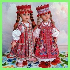 Одежда для ГОТЦ 50 см --Комплекты в русском стиле