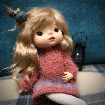 Октябрь, уютик, кардиган (Monst doll)