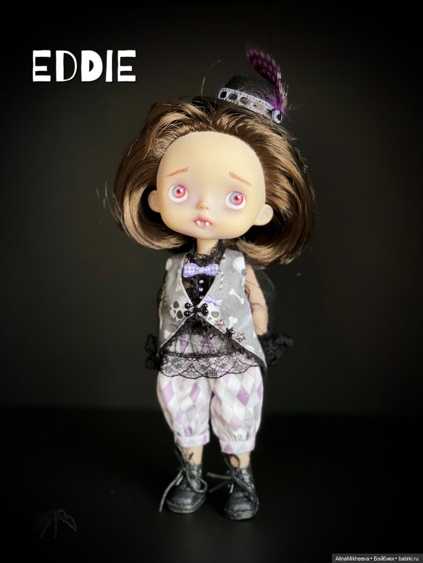 Кастом Xiaomi Monst Doll: Вампирчики из серии «Жутики» | Бэйбики Кастом Xiaomi Monst Doll: Вампирчики из серии «Жутики» (фото 10)