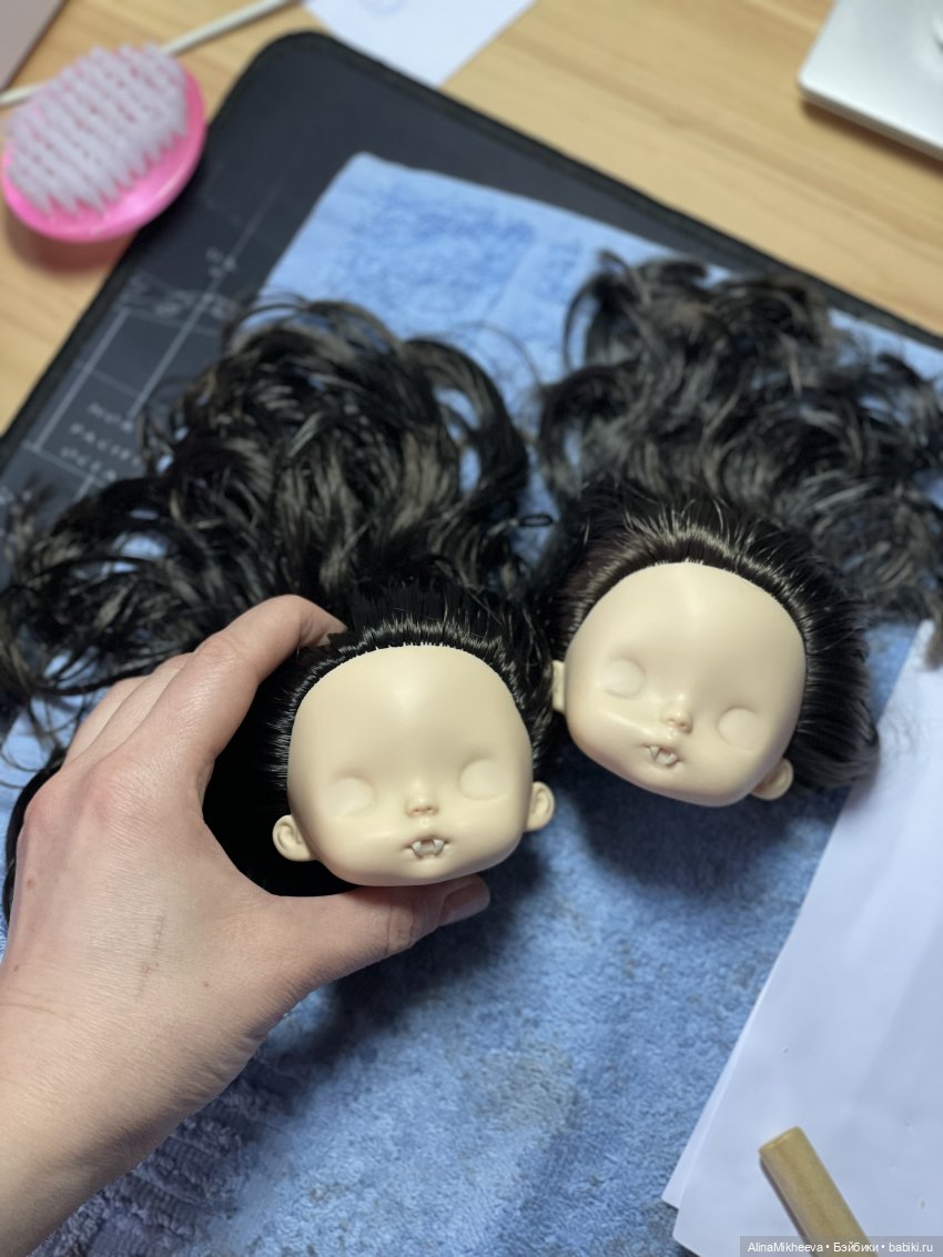 Кастом Xiaomi Monst Doll: Вампирчики из серии «Жутики» | Бэйбики Кастом Xiaomi Monst Doll: Вампирчики из серии «Жутики» (фото 4)