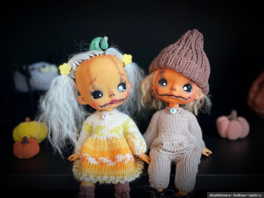 Кастом Xiaomi Monst Doll: Вампирчики из серии «Жутики» | Бэйбики Кастом Xiaomi Monst Doll: Вампирчики из серии «Жутики» (фото 2)