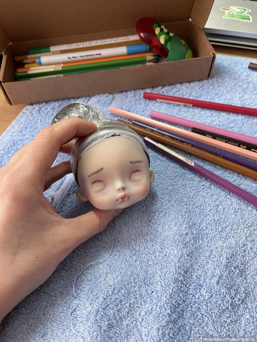 Кастом Xiaomi Monst Doll: Вампирчики из серии «Жутики» | Бэйбики Кастом Xiaomi Monst Doll: Вампирчики из серии «Жутики» (фото 6)