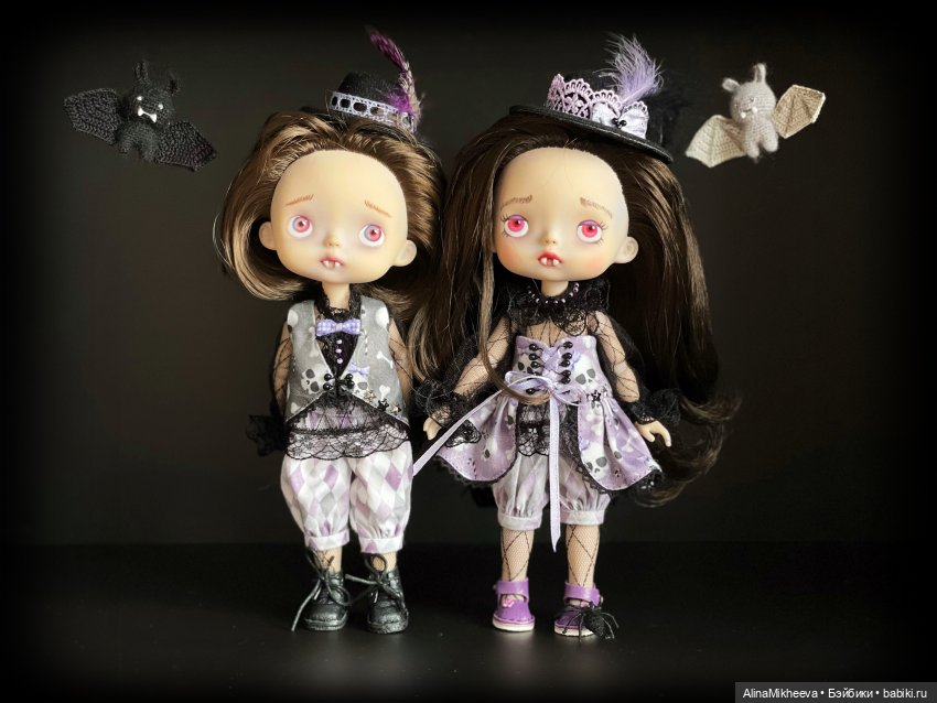 Кастом Xiaomi Monst Doll: Вампирчики из серии «Жутики» | Бэйбики Кастом Xiaomi Monst Doll: Вампирчики из серии «Жутики» (фото 8)