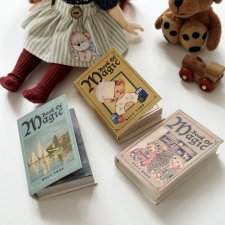 Книги с красивыми иллюстрациями для кукол, для румбоксов, 1:4, 1:6