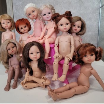 БЖД Шарнирные тела для кукол Paola Reina. ЧАСТЬ 1