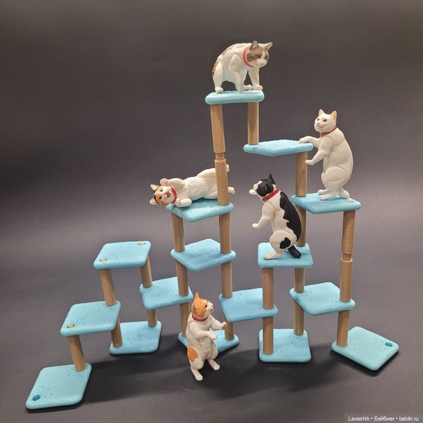 Шарнирные котики mini ❤️ — Коллекционные фигурки (разное): животные (фото 8)