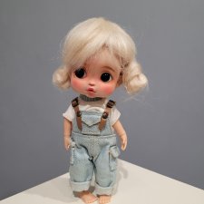 Одежда и парик для кукол об11 ob11