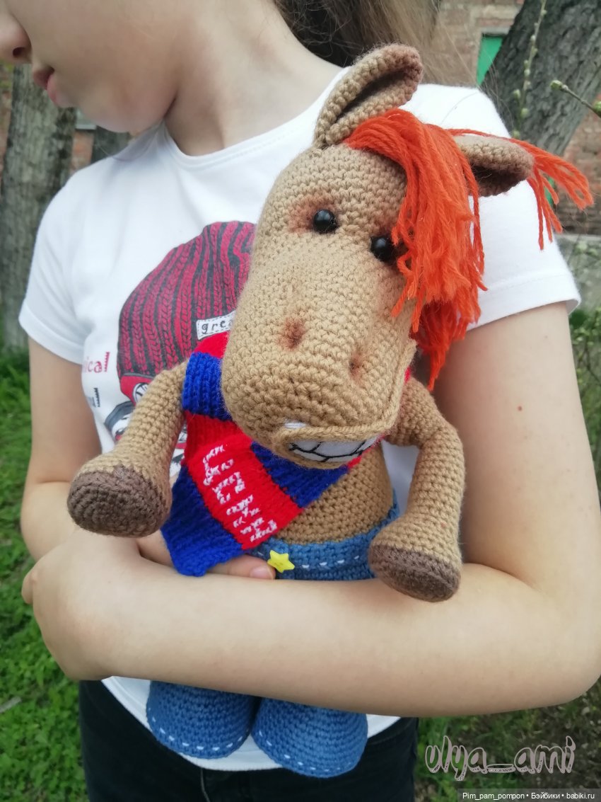 Коники — Вязаные игрушки и амигуруми: крючком