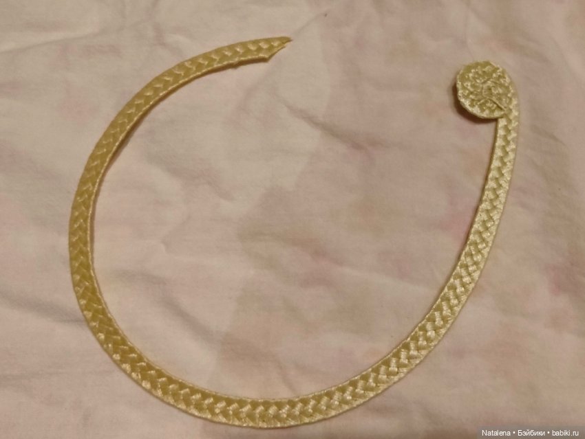 Шляпа для куклы из сервировочной салфетки (фото 9)