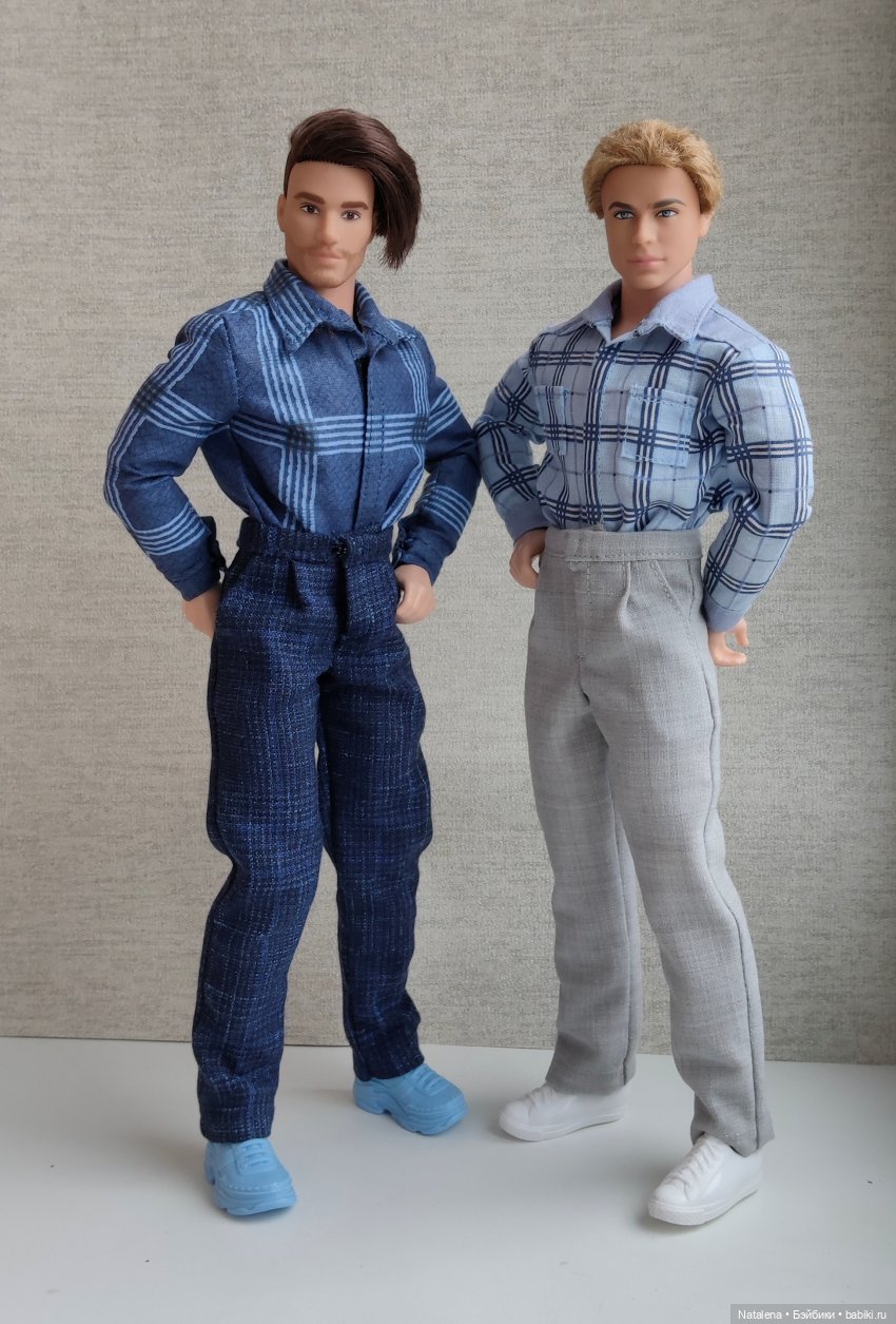 Рубашечки в клеточку | Бэйбики Рубашечки в клеточку — Одежда и обувь для кукол своими руками: фото (фото 3)