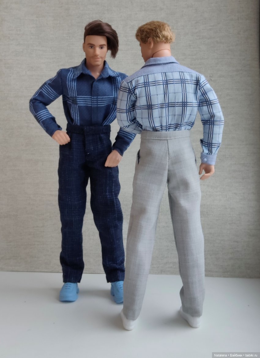 Рубашечки в клеточку | Бэйбики Рубашечки в клеточку — Одежда и обувь для кукол своими руками: фото (фото 4)