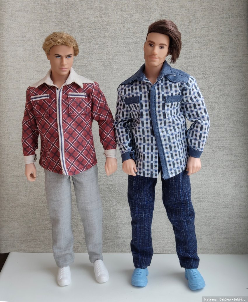 Рубашечки в клеточку | Бэйбики Рубашечки в клеточку — Одежда и обувь для кукол своими руками: фото (фото 8)