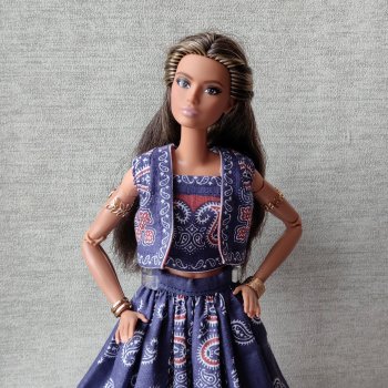 Костюм для Лины в этническом стиле