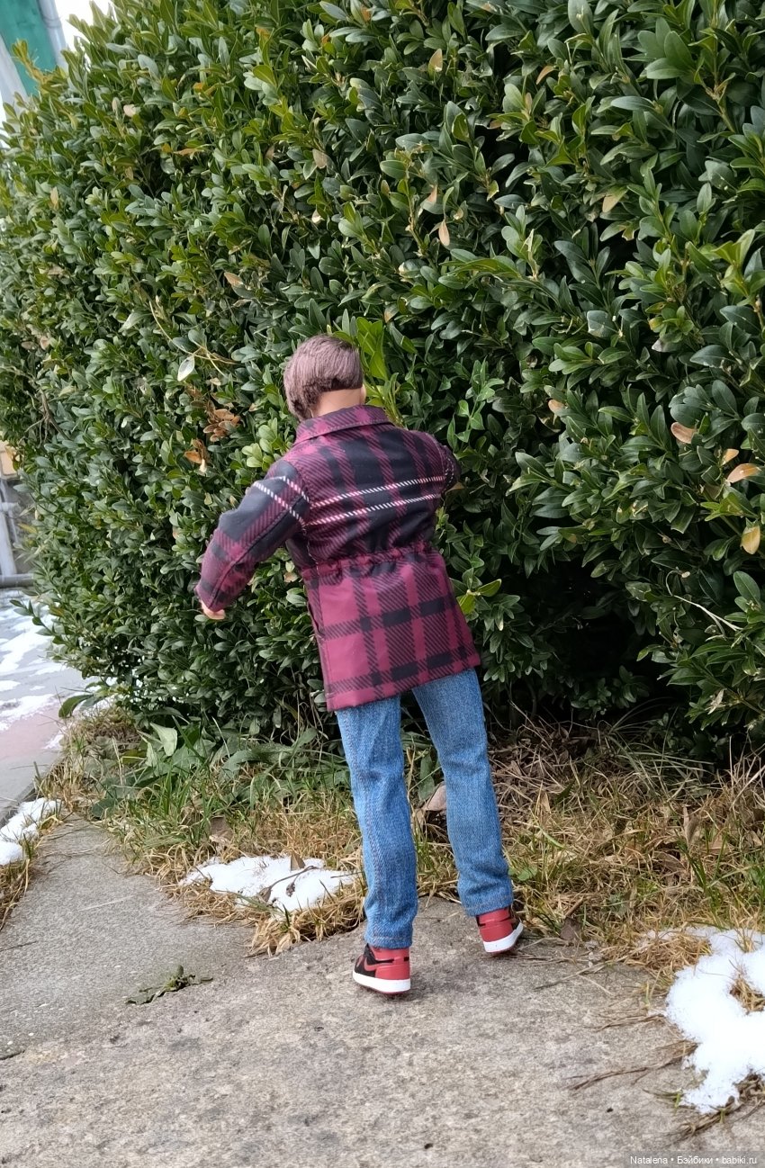 Новая куртка для Кена — Одежда и обувь для кукол своими руками: фото (фото 4)