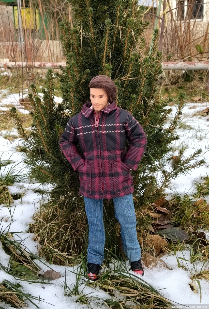 Новая куртка для Кена — Одежда и обувь для кукол своими руками: фото (фото 6)