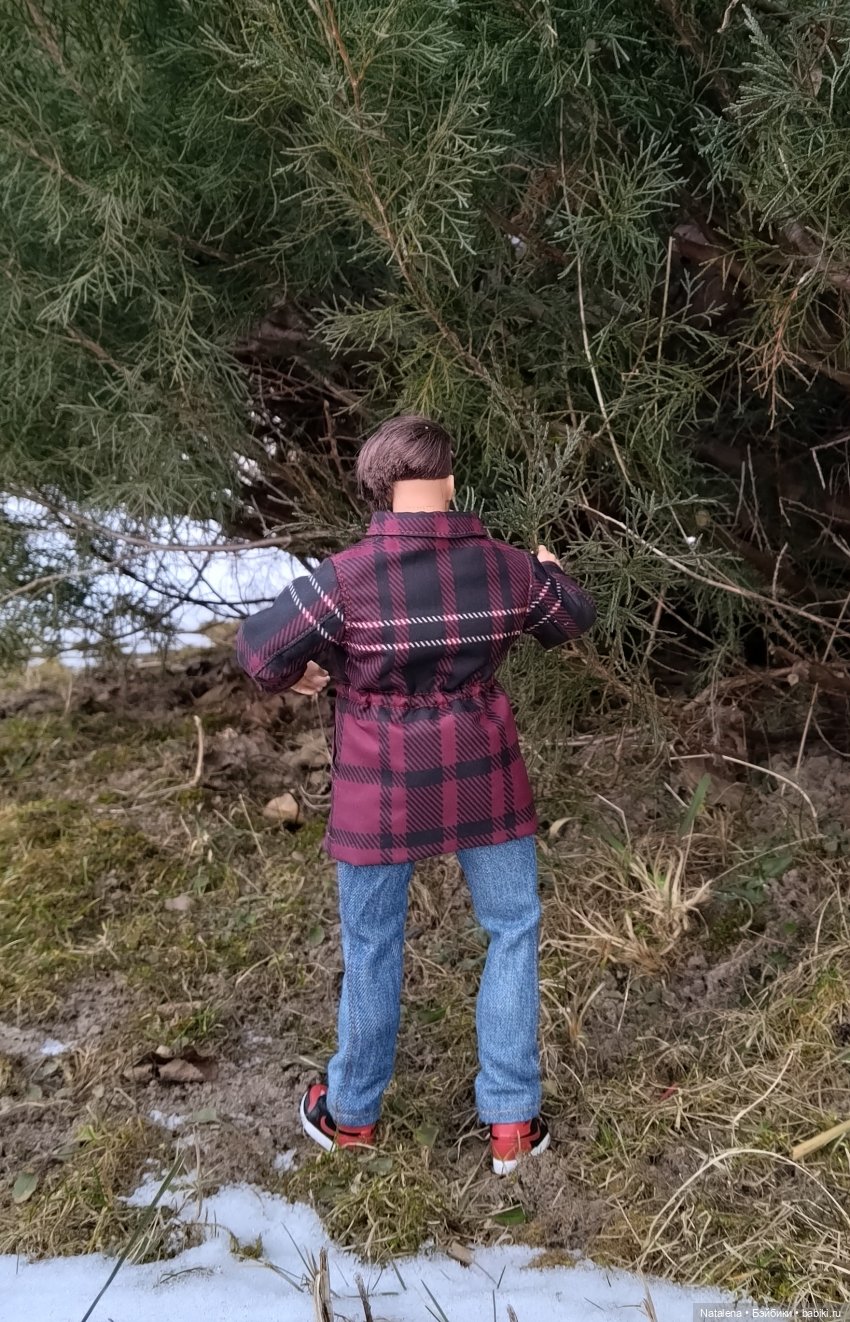 Новая куртка для Кена — Одежда и обувь для кукол своими руками: фото (фото 5)