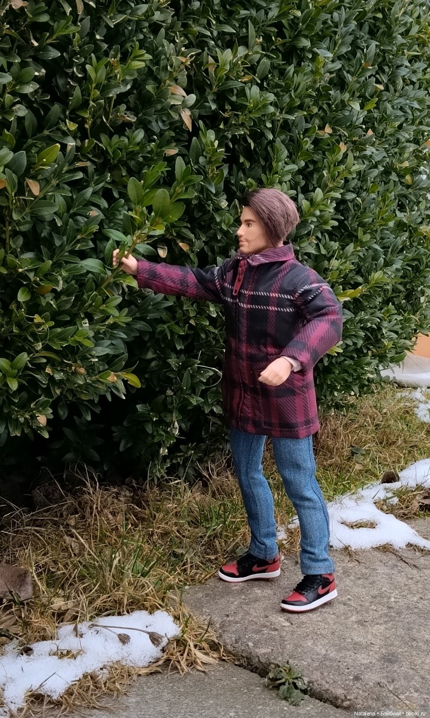 Новая куртка для Кена — Одежда и обувь для кукол своими руками: фото (фото 3)