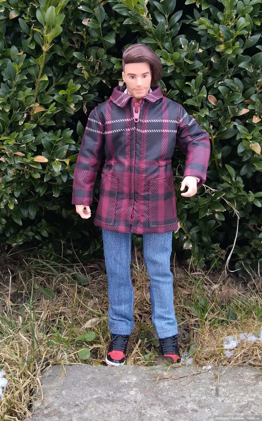 Новая куртка для Кена — Одежда и обувь для кукол своими руками: фото (фото 2)