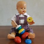 Продам редкая довоенная кукла СССР целлулоид