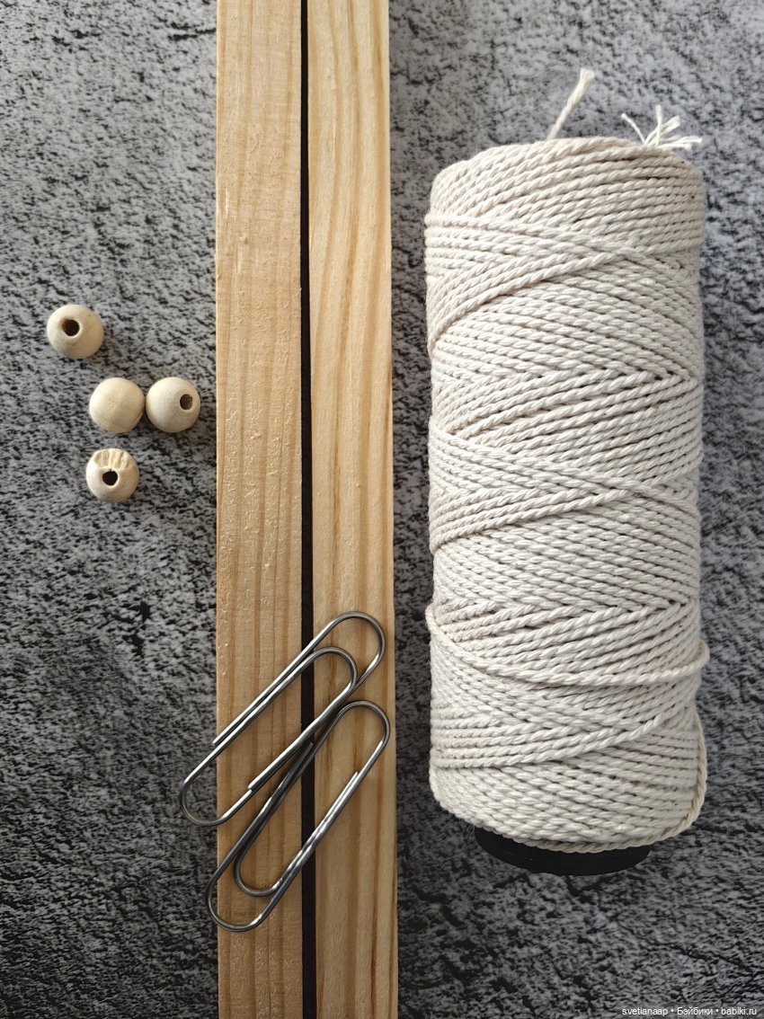 Подвесной деревянный гамак для кукол (фото 3)