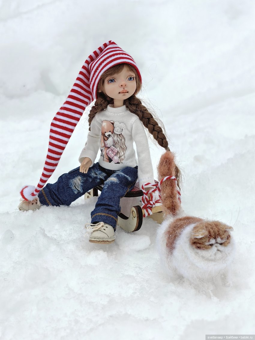 Прогулка у озера. 🌨️ — Домашние фото авторских кукол: личные коллекции (фото 8)