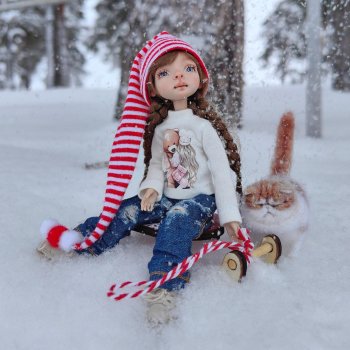 Прогулка у озера. 🌨️