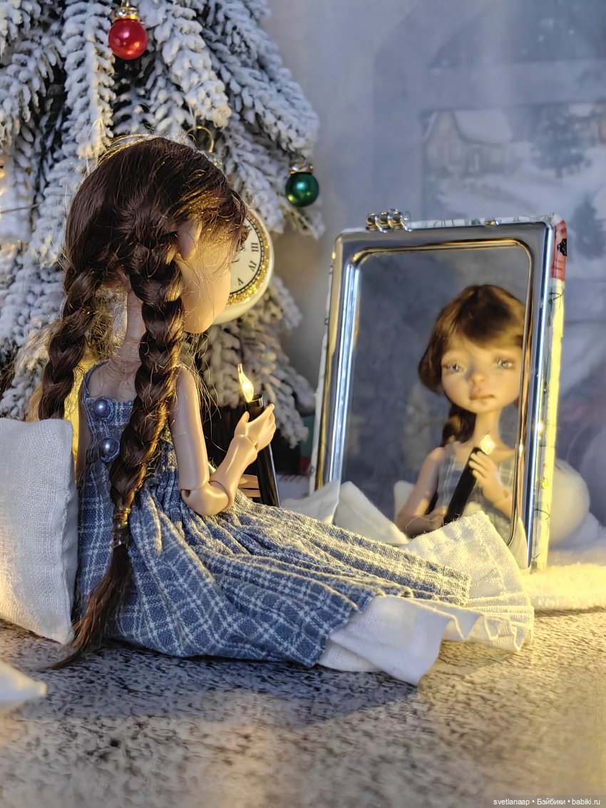 Прогулка у озера. 🌨️ — Домашние фото авторских кукол: личные коллекции