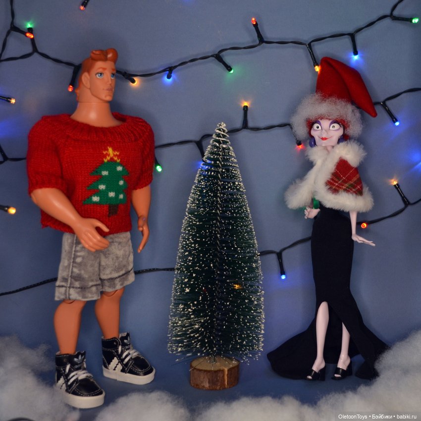 Ночь перед Рождеством — Новый год и Рождество: праздничные фото кукол (фото 3)