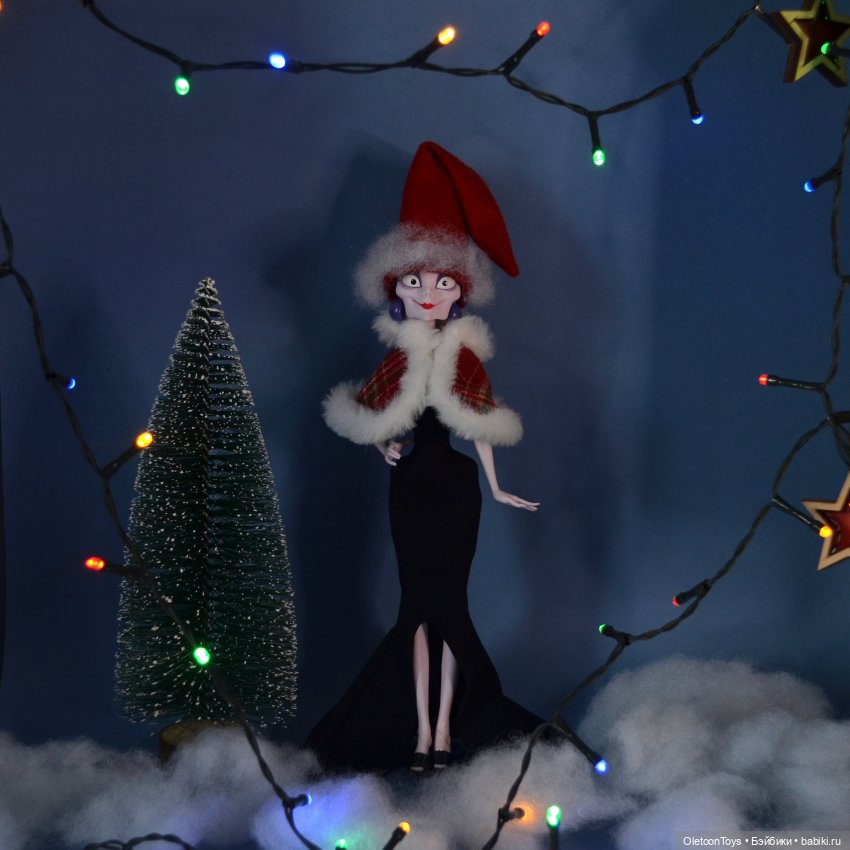 Ночь перед Рождеством — Новый год и Рождество: праздничные фото кукол