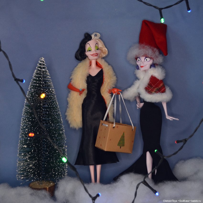Ночь перед Рождеством — Новый год и Рождество: праздничные фото кукол (фото 8)