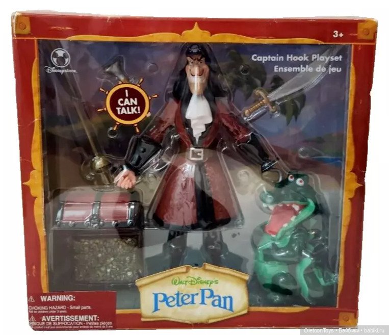 Капитан Крюк | Бэйбики Капитан Крюк — Куклы Disney Animators и Принцессы Диснея: Disney Store
