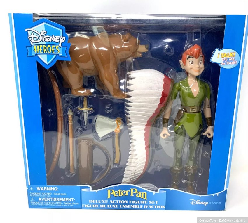 Капитан Крюк | Бэйбики Капитан Крюк — Куклы Disney Animators и Принцессы Диснея: Disney Store