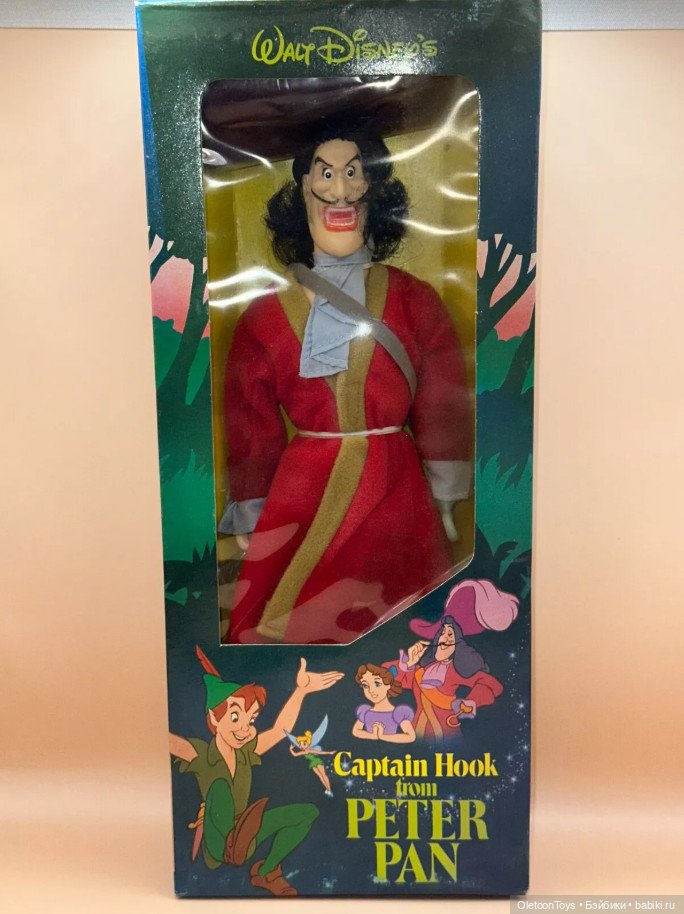 Капитан Крюк | Бэйбики Капитан Крюк — Куклы Disney Animators и Принцессы Диснея: Disney Store (фото 3)