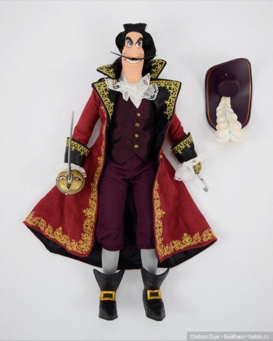 Капитан Крюк | Бэйбики Капитан Крюк — Куклы Disney Animators и Принцессы Диснея: Disney Store