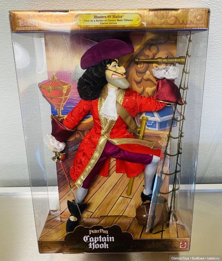 Капитан Крюк | Бэйбики Капитан Крюк — Куклы Disney Animators и Принцессы Диснея: Disney Store