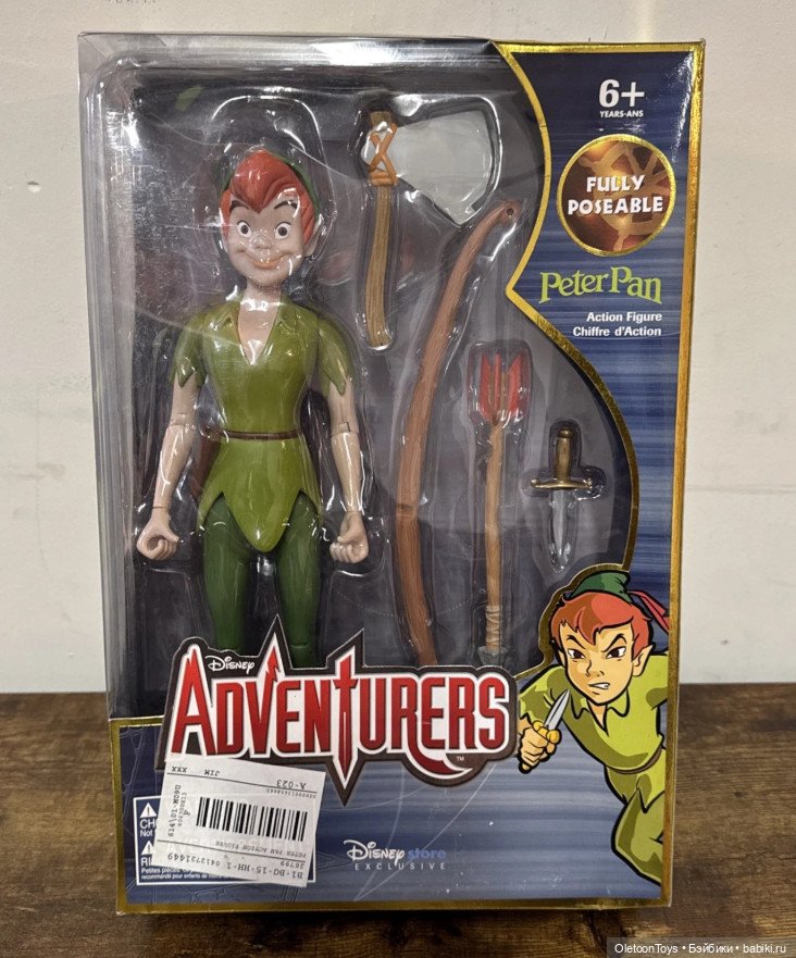 Капитан Крюк | Бэйбики Капитан Крюк — Куклы Disney Animators и Принцессы Диснея: Disney Store