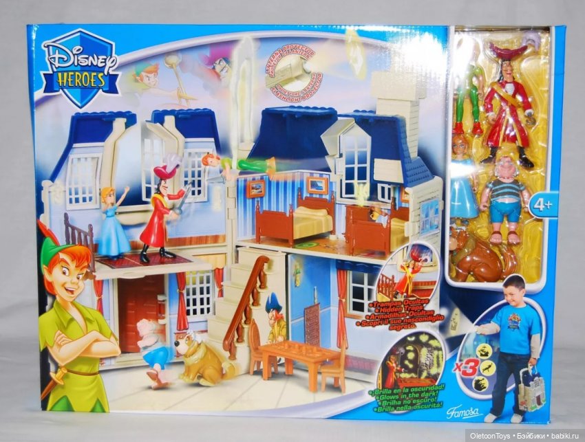 Капитан Крюк | Бэйбики Капитан Крюк — Куклы Disney Animators и Принцессы Диснея: Disney Store