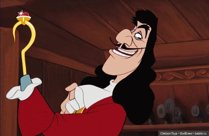 Капитан Крюк — Куклы Disney Animators и Принцессы Диснея: Disney Store