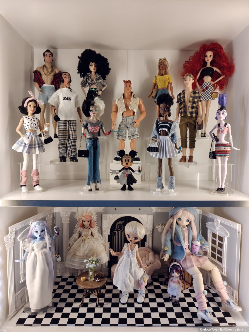 Моя коллекция-лето 2025 — Коллекции игровых кукол (Playline): фото полок