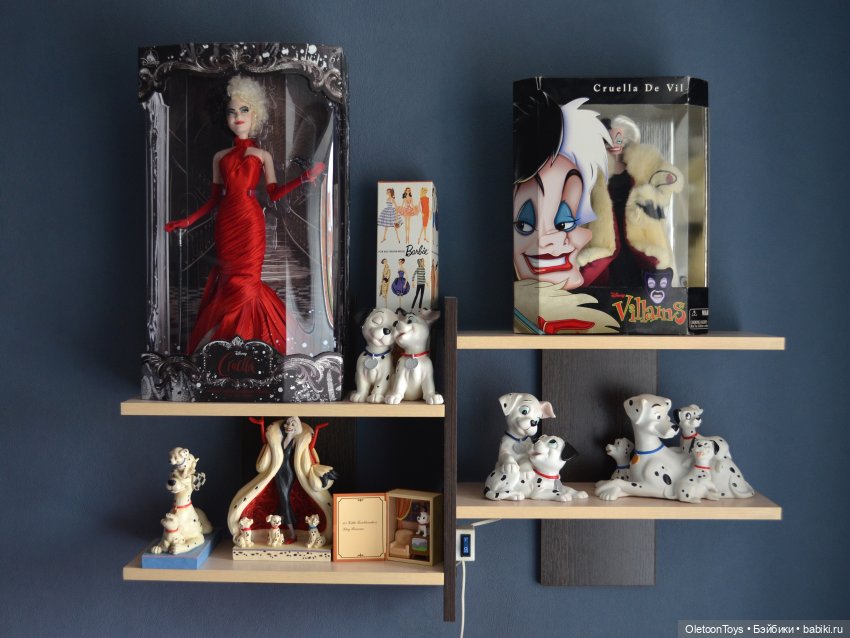 Круэлла полка — Коллекции игровых кукол (Playline): фото полок