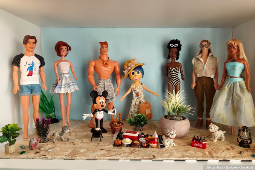 Злодеи Дисней летом — Куклы Disney Animators и Принцессы Диснея: Disney Store