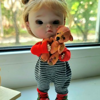Тася и её медведь 🧸
