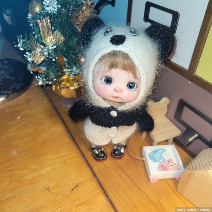 Медвежат вызывали? 🐼👀 — Куклы и тела Obitsu 11 (Ob11): гибриды (фото 2)