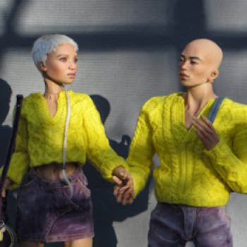 Тагар и Гея, весна и цвет мимозы