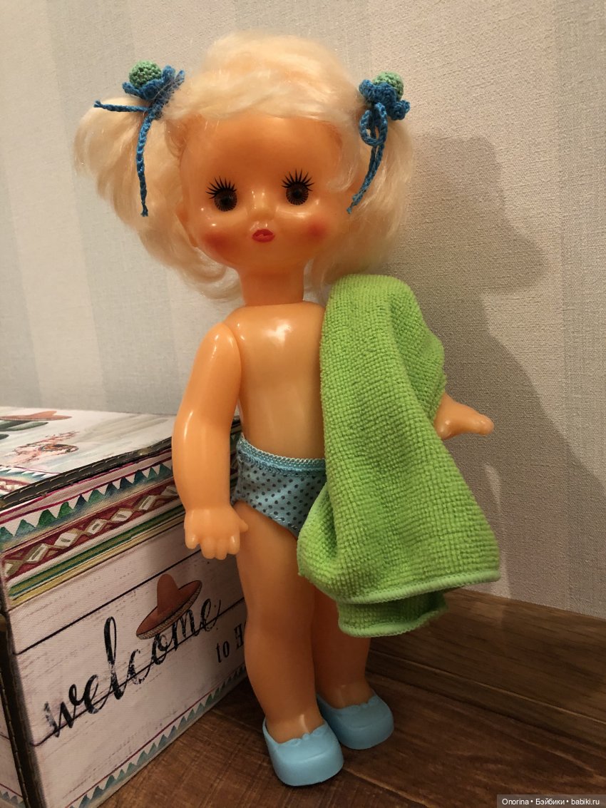 Оля наполняет сундук — Советские винтажные куклы (СССР): Ленигрушка (фото 6)