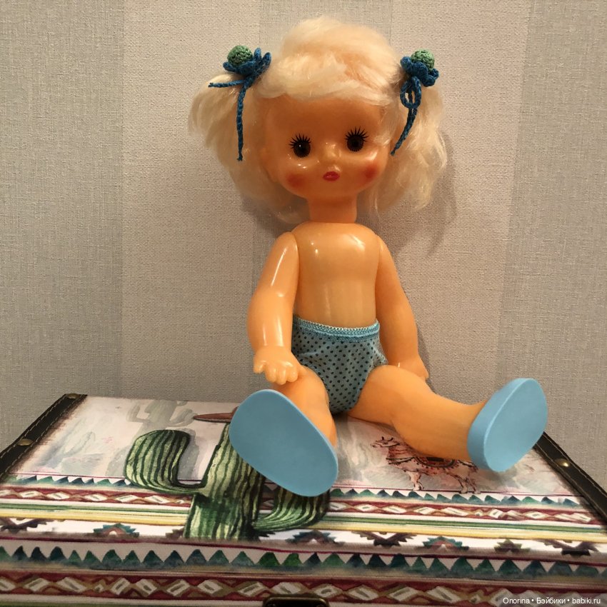 Оля наполняет сундук — Советские винтажные куклы (СССР): Ленигрушка (фото 4)