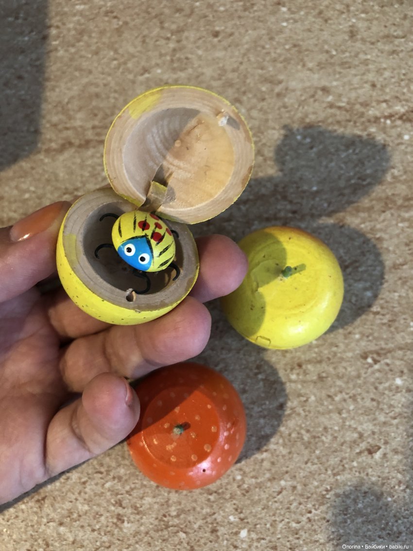 Деревянные овощи / счётный материал (фото 8)